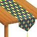 Printed Mardi Gras Table Runner 11in. x 6ft. Pkg/1