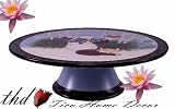 Christmas Snowman woodland Pedestal Cake Stand
