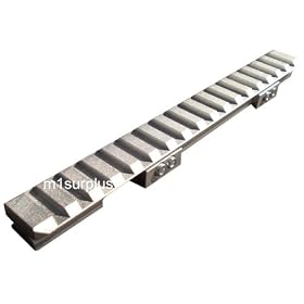 NcStar RUGER MINI14/MINI30 RANCH RIFLE SCOPE MOUNT SILVER (MRUS)
