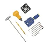 Optima Portable Watch Tool Kit for Minor Repairs In Black Storage Case
