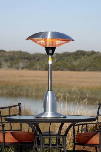 Stainless Steel Table Top Round Halogen Patio Heater