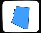 Mouse Pad with map, arizona, outline, state