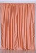Juicy Peach Art Silk Custom made Curtains Drapes Panels Rod Pocket