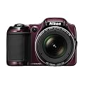 Nikon L820 - C�mara compacta de 16 Mp (pantalla de 3", zoom �ptico 30x, estabilizador de imagen �ptico, v�deo Full HD 1080p) color morado