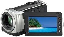 Sony HDR-CX106E HD-Camcorder (Memory Stick, 8 GB interner Speicher, 10-fach opt. Zoom, 6,9 cm (2,7 Zoll) Display) silber