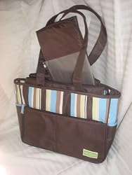 Nicolas Brown Diaper Tote Bag