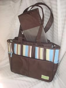 Nicolas Brown Diaper Tote Bag
