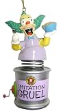The Simpsons Jack In The Box Krusty Christmas Ornament 3" #SP0126