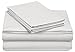 Amazon Brand – Pinzon 300 Thread Count Percale Cotton Sheet Set - Twin, White