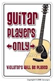 GUITAR ~Novelty Sign~ parking signs pick strings gift
