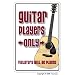 GUITAR ~Novelty Sign~ parking signs pick strings gift
