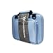 Dell Inspiron Mini10 Notebook CaseCrown Double Memory Foam Netbook Case with Shoulder Strap (Baby Blue Faux Alligator Skin)