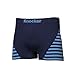 Men's Both Side Stripes Printed Nylon Stretchable Boxer 5-Pcs Set, One Size, Asst