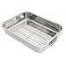 Kitchen Craft Roasting Pan with Rack, Stainless Steel