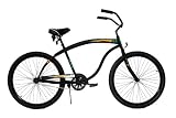 Americas Bike Company Rasta Blackout Adult Cruiser Bike