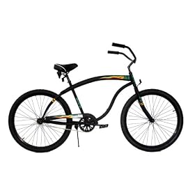 Americas Bike Company Rasta Blackout Adult Cruiser Bike