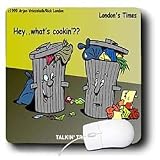 Londons Times Funny Music Cartoons - Talkin Trash - Mouse Pads