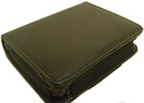 Deluxe Black leather Carry Case for Garmin Nuvi sat nav 200 205 205t 215 250 250t 255 255t 260 265t 275 275t 300 300t 310 310t 360 370 510 550 1200 1250 1260t - non-widescreen by Duragadget® 2 year warranty