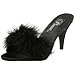 Pleaser Fabulicious Women's Amour-03 Marabou Slipper