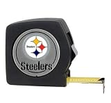 Pittsburgh Steelers 25-Inch Black Tape Measure