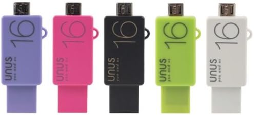 UNUS SMART-X VIOLET 16GB Android OTG Memory Stick [Galaxy S2/S3/S4/Note/Note2/Smartphone+PC Compatible Device]