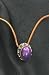 AAA SUGILITE PENDANT STERLING !~