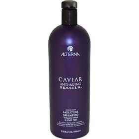 Alterna Caviar Anti-Aging Moisture Shampoo with Seasilk, 33.83-Ounce Bottle