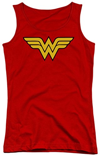 Juniors Tank Top: DC Comics - Wonder Woman Logo Size M