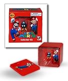 Eigenschaften Popco Entertainment Mario und Bob Bomb / Super Mario Figur Mario und Bob Bomb in Metallbox