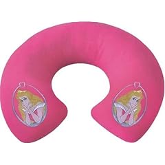 Disney Princess DPKFZ350 Disney Princess Nackenpolster, rosa bestickt