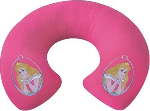 Disney Princess DPKFZ350 Disney Princess Nackenpolster, rosa bestickt