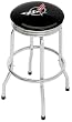 Corvette C5 Emblem Single Foot Ring Barstool with Swivel