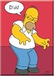 The Simpsons Homer 'D'oh!' Refrigerator Magnet