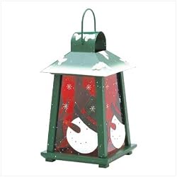 Jolly Snowman Lantern
