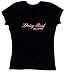 Daisy Rock Black Sparkle Tee, Large
