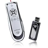 Satechi SP400 Smart-Pointer (Silver) 2.4Ghz RF Wireless Presenter with Mouse Function and Laser Pointer