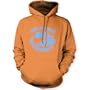 Air Guitar Champion Unisex Hooded Sweatshirt, Orange, L