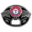 Texas Rangers Bottle Opener Tailgater Belt Buckle - MLB Baseball Fan Shop Accessories