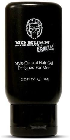 No Bush Style-Control Hair Gel Designed for Men 2.25oz