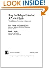 Using the Biological Literature (Books in Library and Information Science)