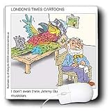 Londons Times New Release Funny Cartoons - Parrotheads Against Buffett - Mouse Pads
