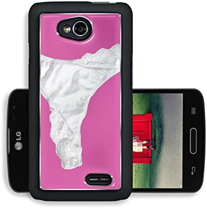 Liili Premium LG Optimus L70 Dual Aluminum Bumper White panties for girls studio photography of womens isolated on pink background Image ID 22417618