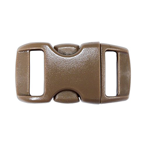 Paracord Planet 3/8" Contoured Side Release Buckles In Various Colors Including Neon, Clear (Transparent), and Glow In Dark - Choose from 5, 10, & 20 Pack Sizes (Over 30 Colors to Choose from)