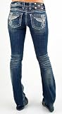 Miss Me Jeans Vintage Floating Wing Bootcut Jeans Medium Blue 41KqYaD5 pL. SL160 Miss Me Jeans Vintage Floating Wing Bootcut Jeans Medium Blue