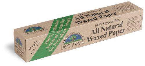 If You Care Unbleached All natural Waxed Paper, 75-Foot Roll (Pack of 12) by If You Care