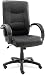 Alera SR41LS10B Strada Series High-Back Swivel/Tilt Chair with Black Leather Upholstery