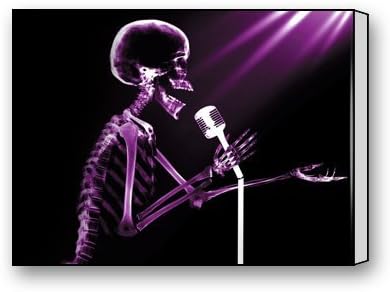 Funnyone Custom Modern Wall Art Decoration for Home Stand Up Comedy In Purple Canvas Prints