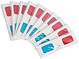 10 Pairs of Red/Cyan Cardboard 3D Glasses - Folded in Protective Sleeve
