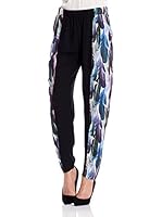 Blueberry Pantalón Jenny (Blanco / Negro)