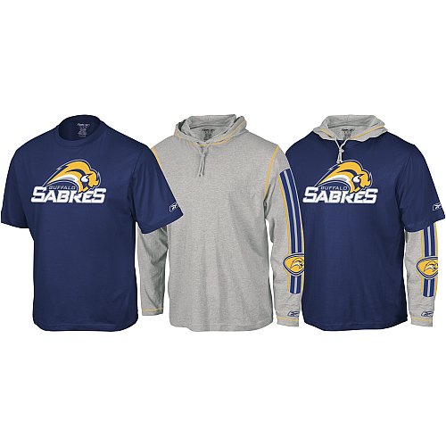 Childrens Toyshop  Sporting Goods : Reebok Buffalo Sabres 3 in 1 Hoodie and T-Shirt Combo